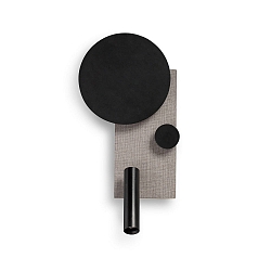 Luminaire mural KLEE LED IP20, gris 