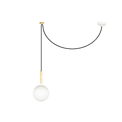 Luminaire à suspension MINE E27 IP20, blanc mat 