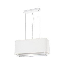 Luminaire à suspension VESPER à 2 flammes E27 IP20, blanc mat 