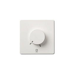 Interrupteur mural radio avec sortie de signal de commande radio (RF), blanc mat