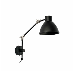 Luminaire mural CELIA E14 IP20, noir mat 