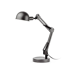 Lampe de table BAOBAB inclinable E14 IP20, gris 