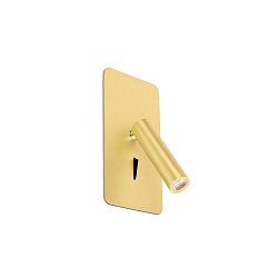 Luminaire d'encastrement mural  SUAU LED IP20, or, satin� 