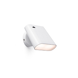 Luminaire mural AUREA LED IP20, blanc mat 