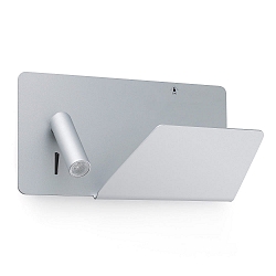Luminaire mural SUAU LED IP20, gris 