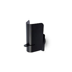 Luminaire mural SMILE E27 IP20, noir mat 