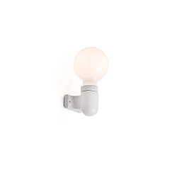 Luminaire mural SERA E27 IP20, scintillant, blanche 
