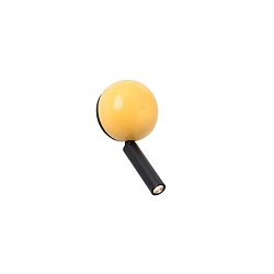 Luminaire mural PRESS LED IP20, jaune, scintillant 