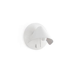 Luminaire mural NOON E27 IP20, blanc mat 