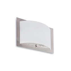 Luminaire mural DIULA à 2 flammes E27 IP20, nickel satiné 