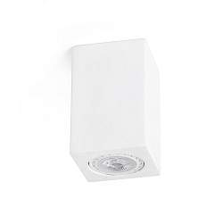 Luminaire de plafond SVEN SQ GU10 IP20, blanc mat 