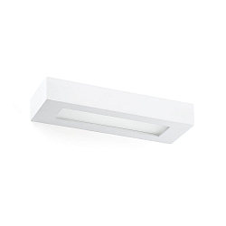 Luminaire mural OLAF à 2 flammes E14 IP20, blanc mat 