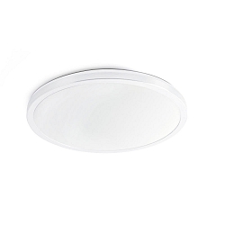 Applique et plafonnier FORO LED IP44, blanc mat 