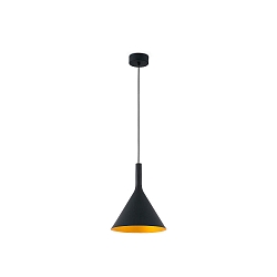 Luminaire à suspension PAM LED IP20, noir 