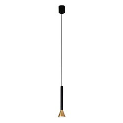 Luminaire à suspension DANKA LED IP20, or, satiné 