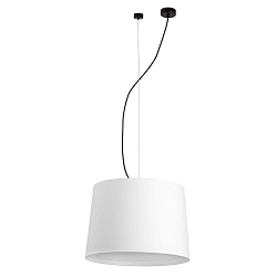 Luminaire à suspension CONGA E27 IP20, noir mat, blanche 