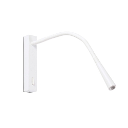 Luminaire mural FLIN LED IP20, blanc mat 