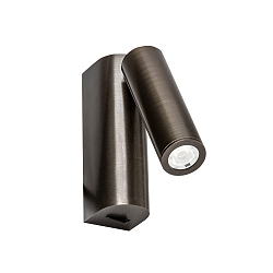 Luminaire mural ROB LED IP20, bronze 