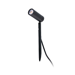 Lampe � piquet de terre SETH LED IP44, noir mat 