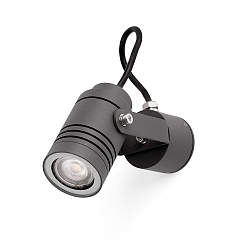 Luminaire mural LIT GU10 IP54, gris foncé 