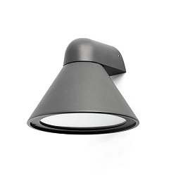 Luminaire mural d’extérieur PALS E27 IP65, gris foncé 