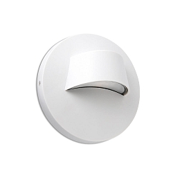 Luminaire mural d’extérieur BROW LED IP44, blanc mat 