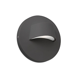 Luminaire mural d’extérieur BROW LED IP44, gris foncé 