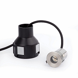 Projecteur encastr� CURTIS rond, rigide, passable IP67, acier inoxydable, satin� 