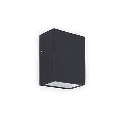 Luminaire mural d’extérieur CANON LED IP44, gris foncé 