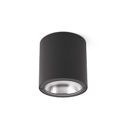 Luminaire de plafond GOZ LED IP65, gris foncé 