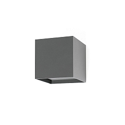 Luminaire mural d’extérieur OLAN à 2 flammes LED IP65, gris foncé 