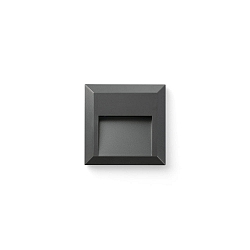 Luminaire mural d'extérieur GRANT LED IP65, gris foncé 