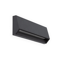 Luminaire mural d'extérieur MUST LED IP65, gris foncé 