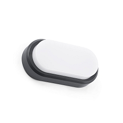 Luminaire mural d’extérieur FRED 200 LED IP65, gris foncé 