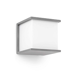 Luminaire mural d’extérieur KUBICK E27 IP44, gris clair 