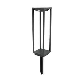 Luminaire sur pied SAURA LED IP54, gris foncé 