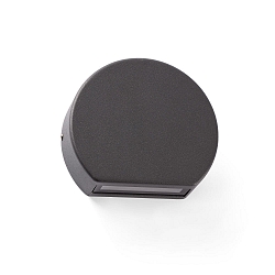 Luminaire mural d’extérieur PILL LED IP54, gris foncé 