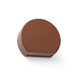 Luminaire mural d’extérieur PILL LED IP54, brun rouille 