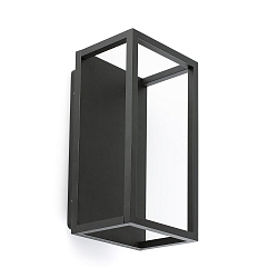 Luminaire mural d'extérieur KELA LED IP67, noir 