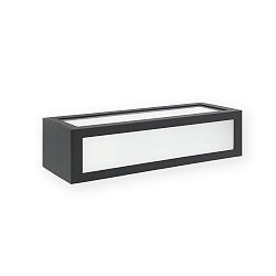 Luminaire mural NATRON E27 IP54, gris foncé 