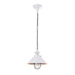 Luminaire suspendu d'ext�rieur N�UTICA E27 IP33, blanc mat 