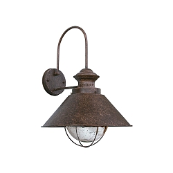 Luminaire mural NAUTICA E27 IP33, brun rouille 