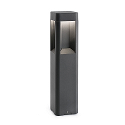 Borne d'éclairage NAYA 500 2 voies, angulaire, indirect IP54, gris foncé 