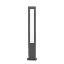 Borne d'éclairage NANDA LED IP54, gris foncé 