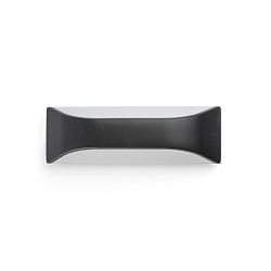 Luminaire mural VIEW E27 IP54, gris foncé 