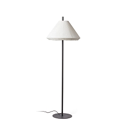 Lampadaire d’extérieur SAIGON OUT E27 IP44, gris foncé, blanc mat 