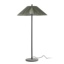 Lampadaire d'extérieur SAIGON E27 IP44, gris foncé 
