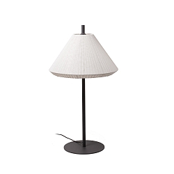 Lampadaire d’extérieur SAIGON OUT E27 IP44, gris foncé, blanc mat 