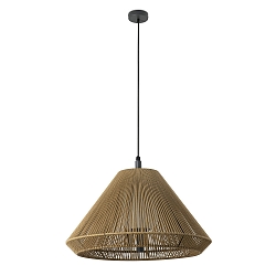 Luminaire suspendu d'ext�rieur SAIGON OUT E27 IP44, gris fonc�, jaune ocre 
