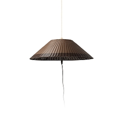 Luminaire � suspension SAIGON OUT E27 IP44, gris fonc� 